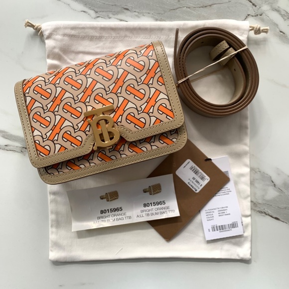 Tb Monogram Print Belt Bag - Picture 2 of 13